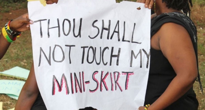 Kenyans Protest After Woman Stripped Naked In Public For Wearing Mini Skirt News Nation English