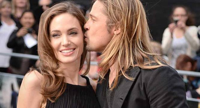 Filming Intimate Scene With Brad Pitt Was Absurd Angelina Jolie News Nation English