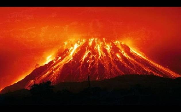 Vulkaan uitbarsting - YouTube