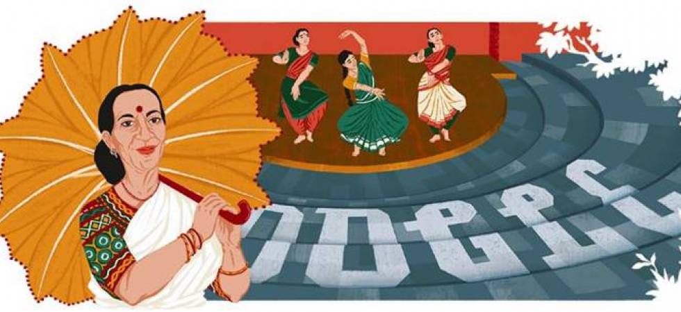 Google dedicates doodle to classical dancer Mrinalini Sarabhai on her 100th birth anniversary