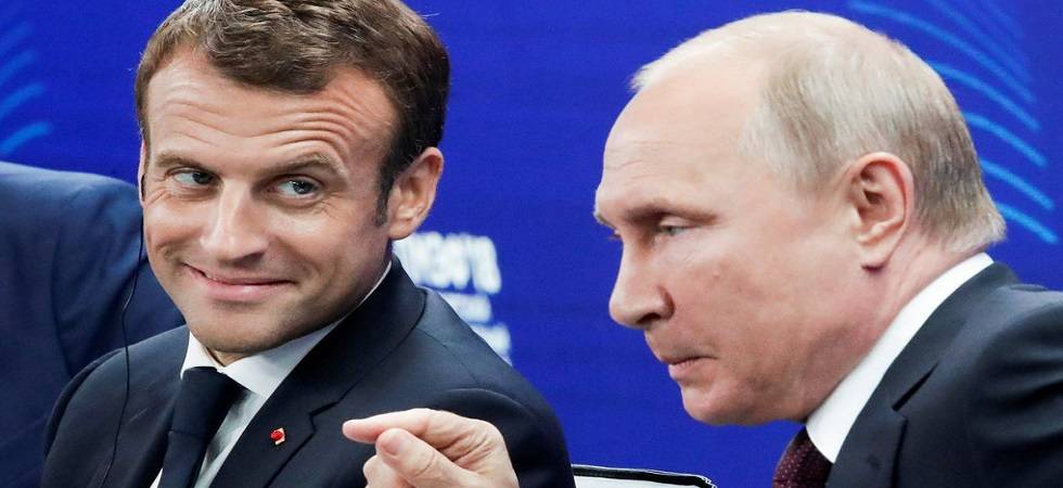 Macron congratulates Putin for hosting 'perfect' World Cup