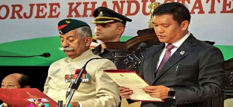 Pema Khandu takes oath as Arunachal Pradesh's 10th Chief Minister