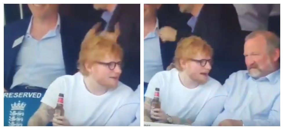 Ed Sheeran drinks Indian beer 'Bira 91' during England vs Australia ICC World Cup match, and we are saying high-five
