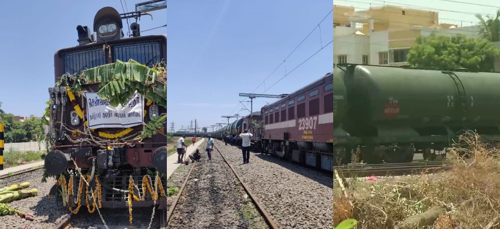 Train carrying 2.5 million litres of water reaches Chennai