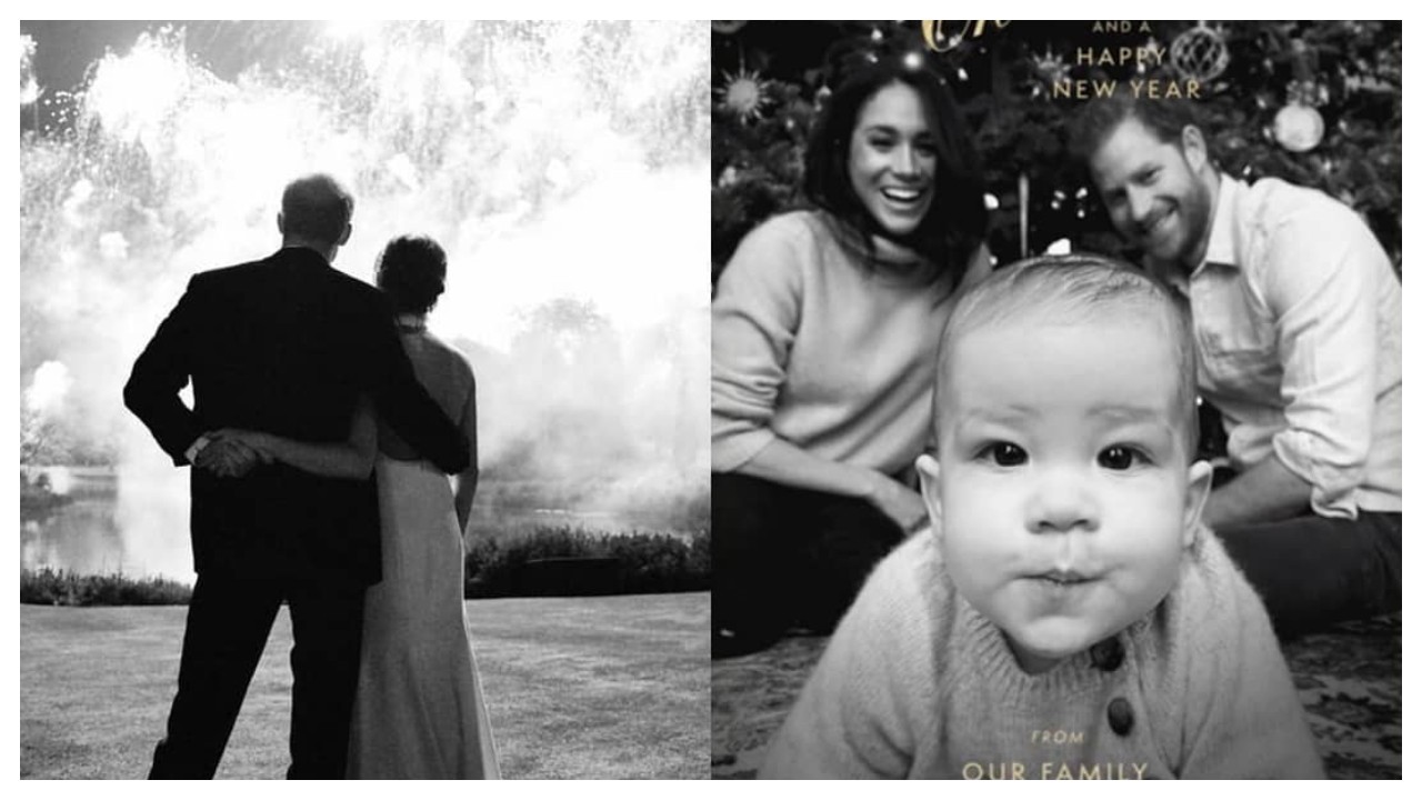 Meghan Markle & Prince Harry Release 1st Christmas Card With Baby Archie