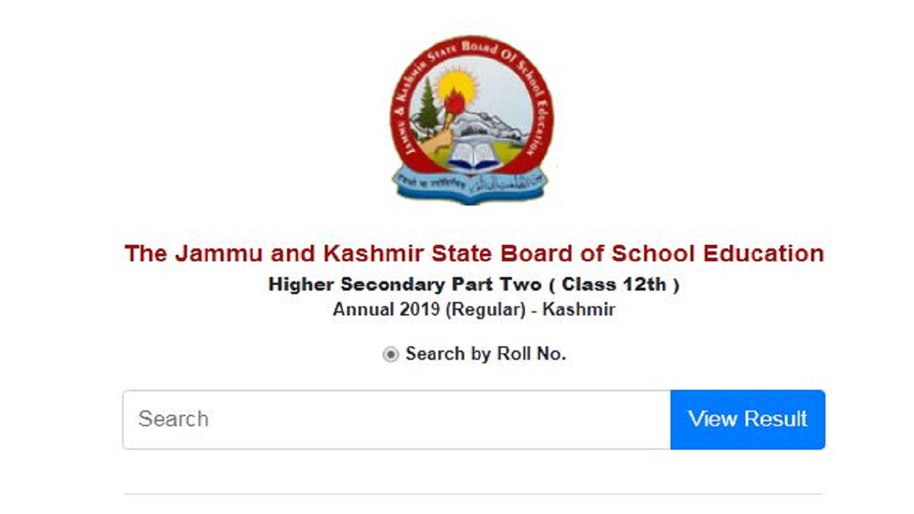 JKBOSE Class 12 Kashmir Division 2019 Result Declared