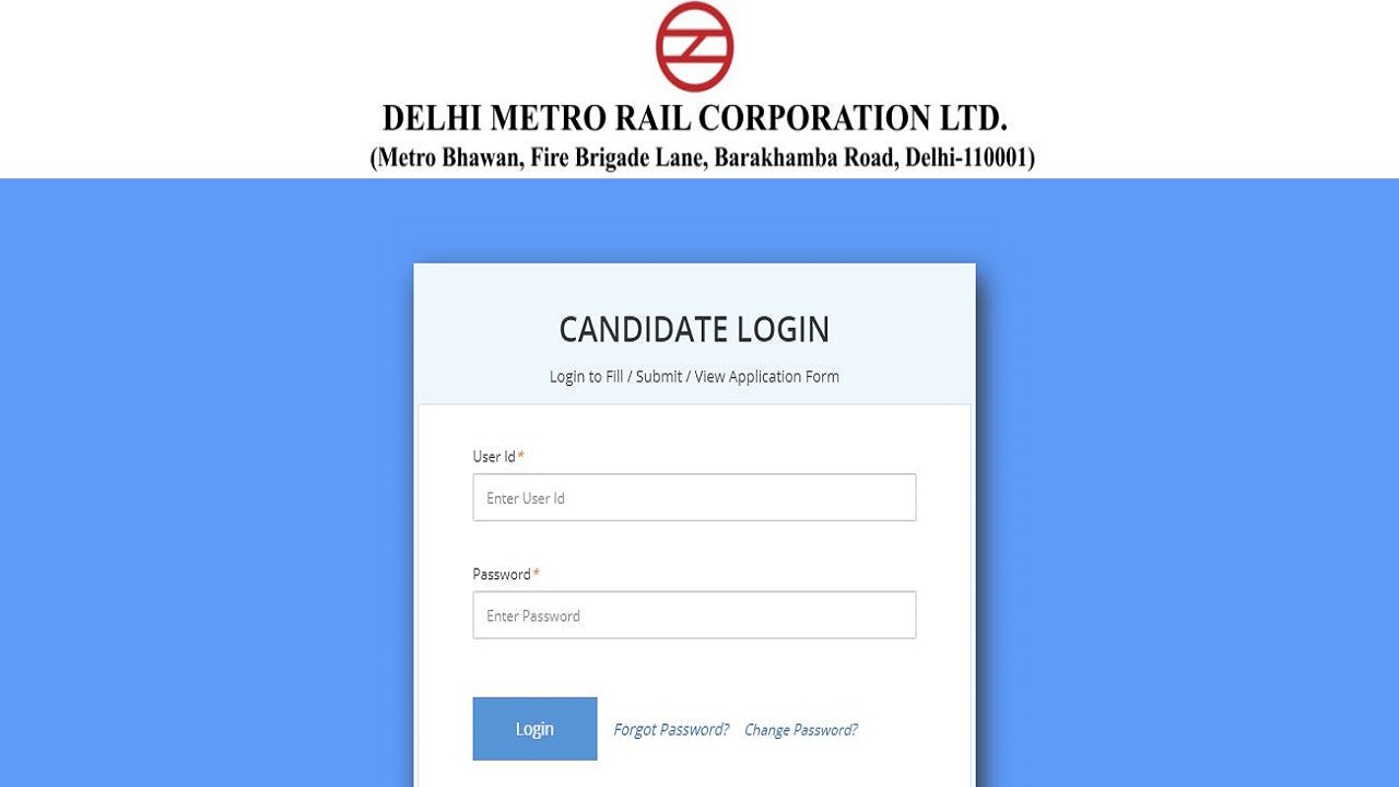 DMRC Admit Card 2020 Released, Download At delhimetrorail.com