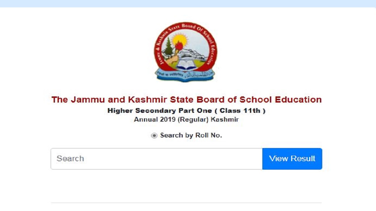 JKBOSE Class 11 Kashmir Division 2019 Result Declared