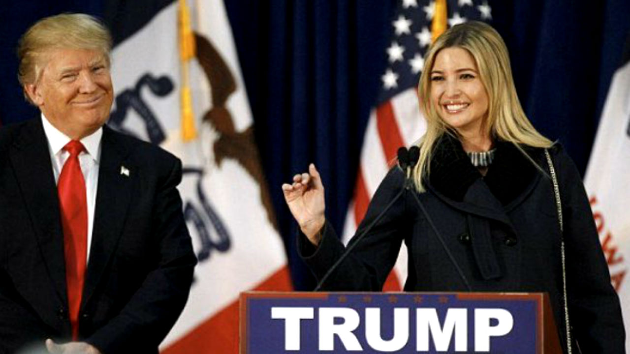 Ivanka Trump, Jared Kushner To US President Donald Trump On