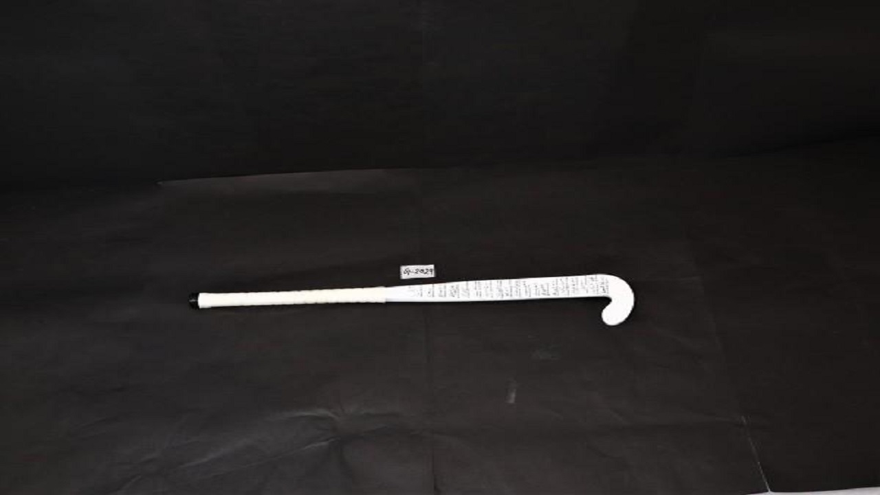 Men Hockey stick ready for the auction at the official website 'PM Momentos'