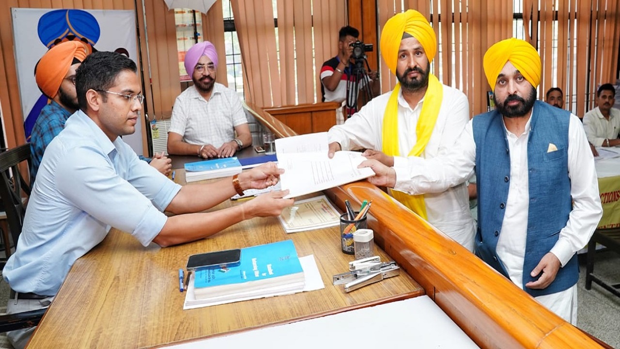CM Mann terms Gurmail 'best-suitable' candidate for Sangrur constituency